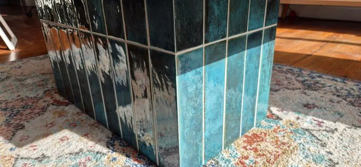 Bespoke handmade one off tiled Coffee Table - Image 4