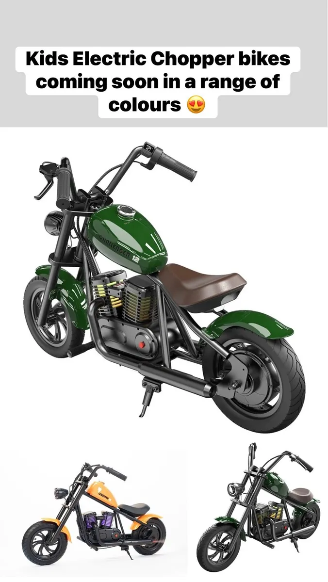Free Shipping - Kids Electric Chopper Bikes - Image 3