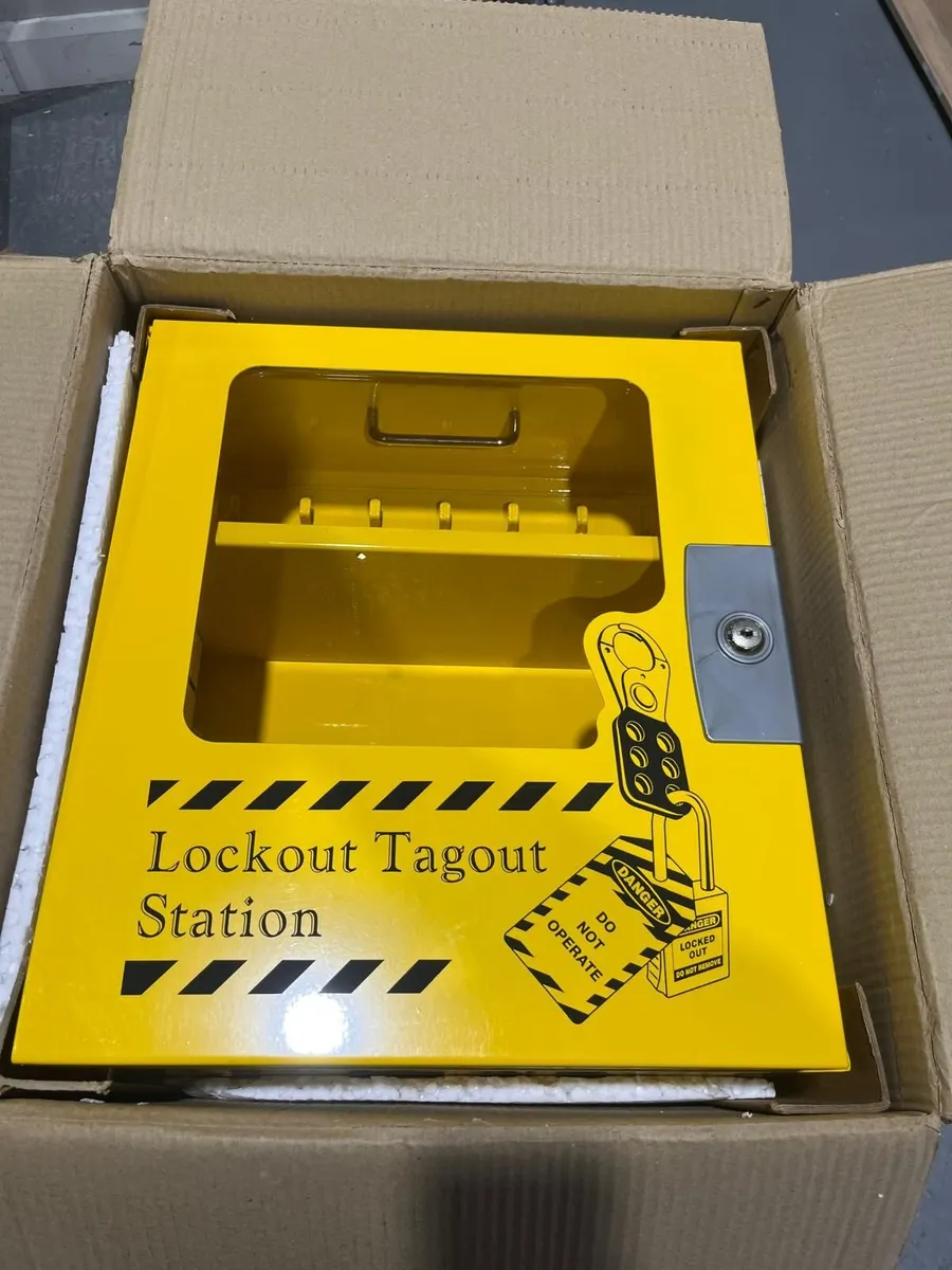 Yellow Lockout Cabinet - Image 1