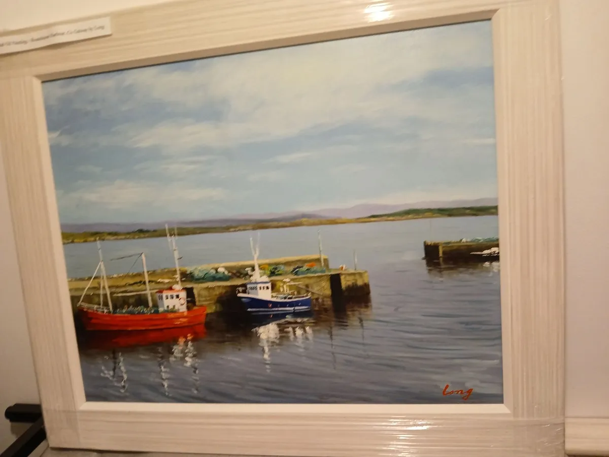 Original oil painting framed connamara - Image 1