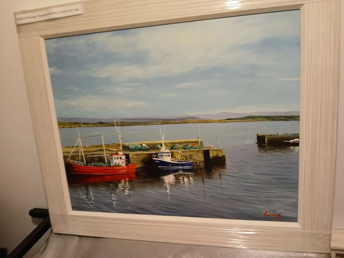 Original oil painting framed connamara - Image 3