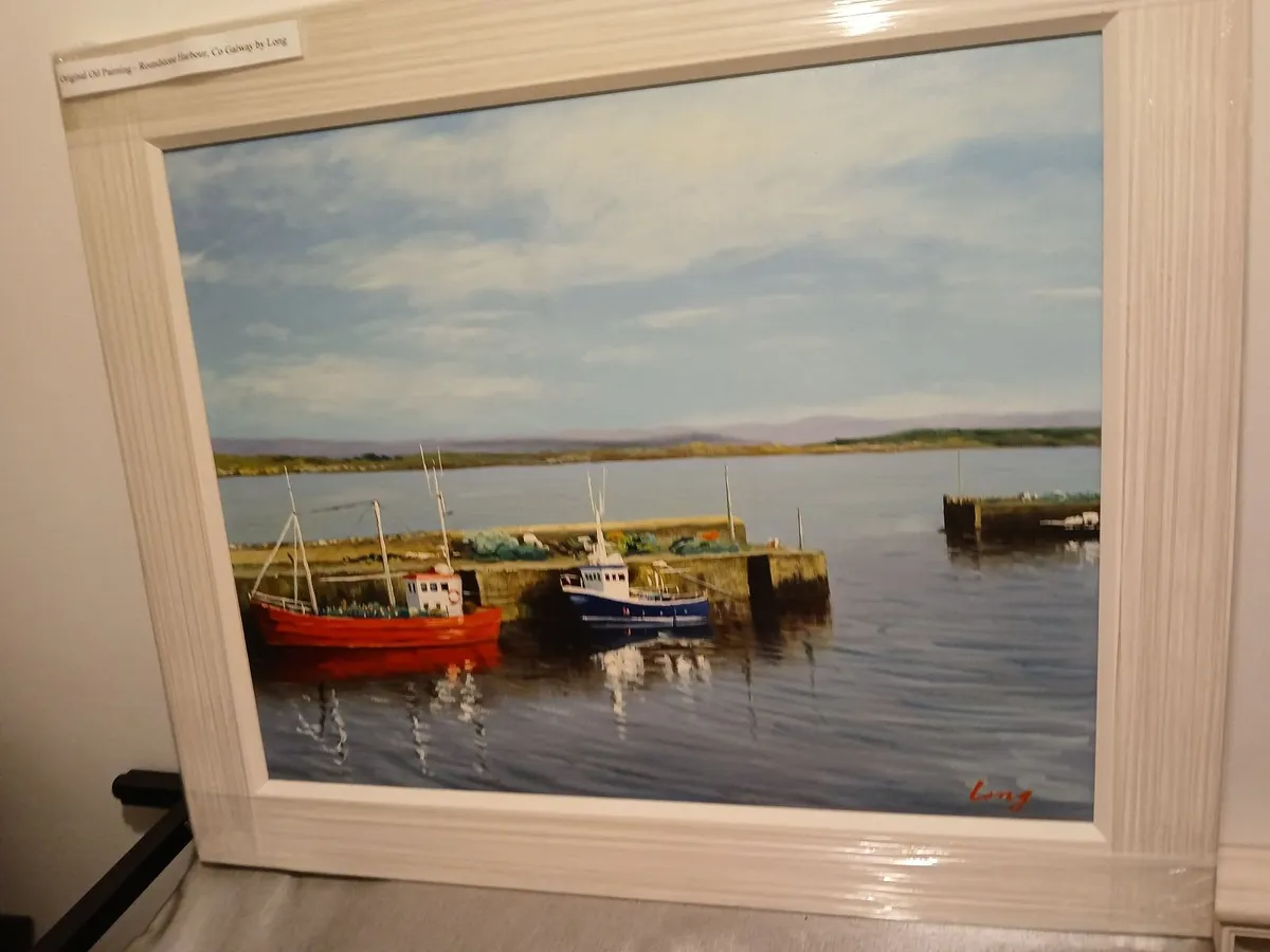 Original oil painting framed connamara - Image 4