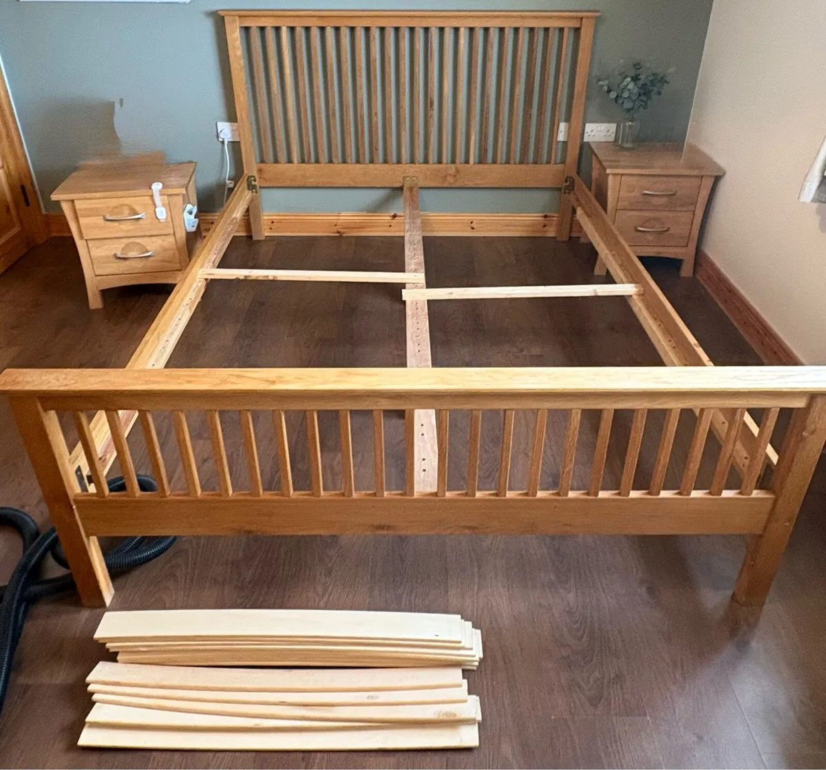 King size bed frame