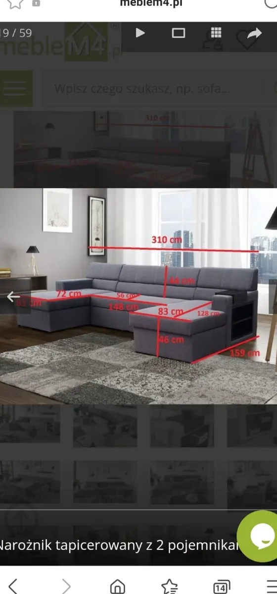 Sofa bed - Image 3