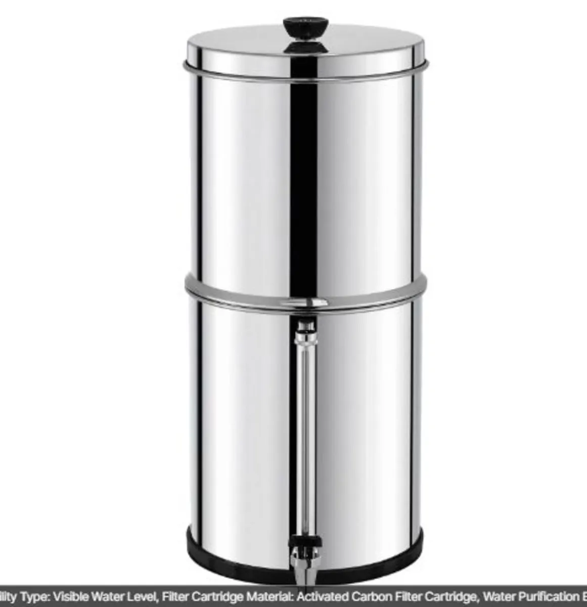 Gravity-fed Water Filter System,2.25G 304 Stainles - Image 1