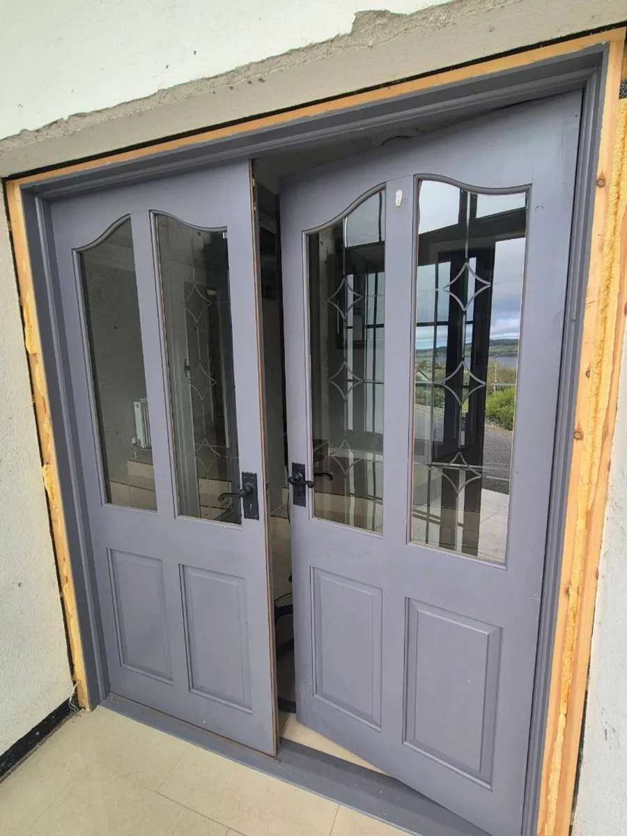 Timber glazed doors for sale