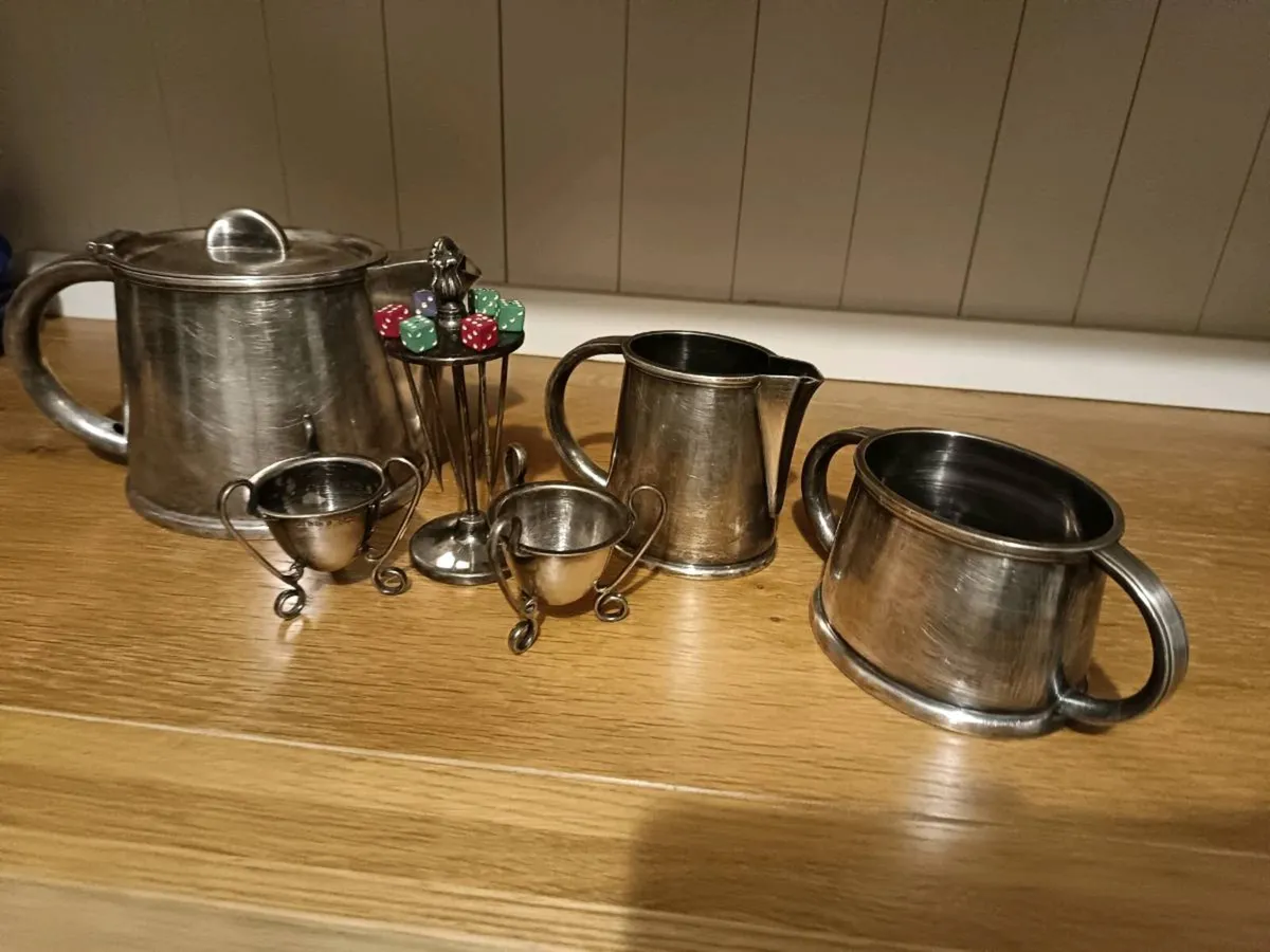 Silver teaset - Image 1