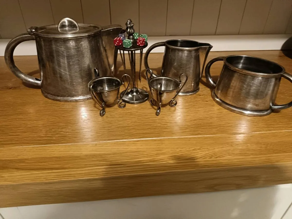 Silver teaset - Image 2