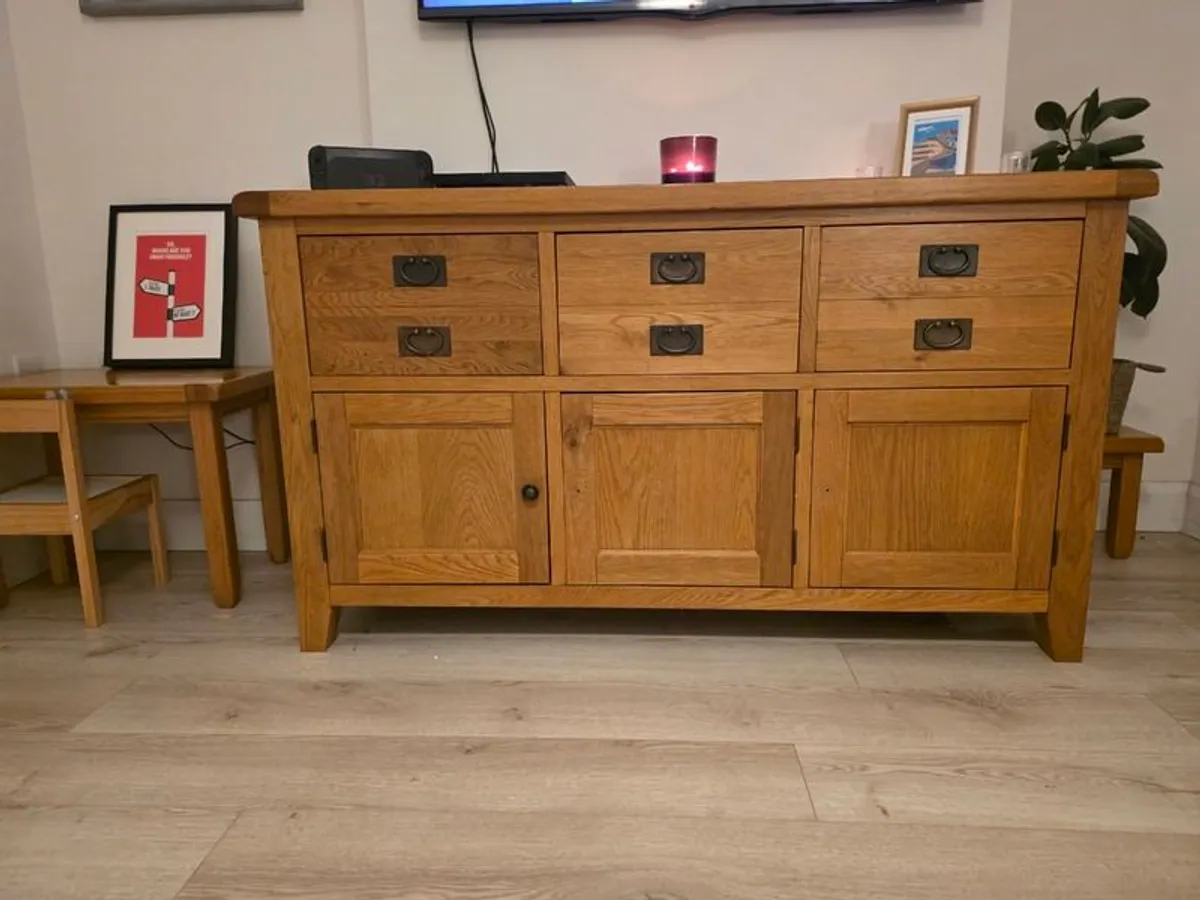 Oak Sideboard - Image 1