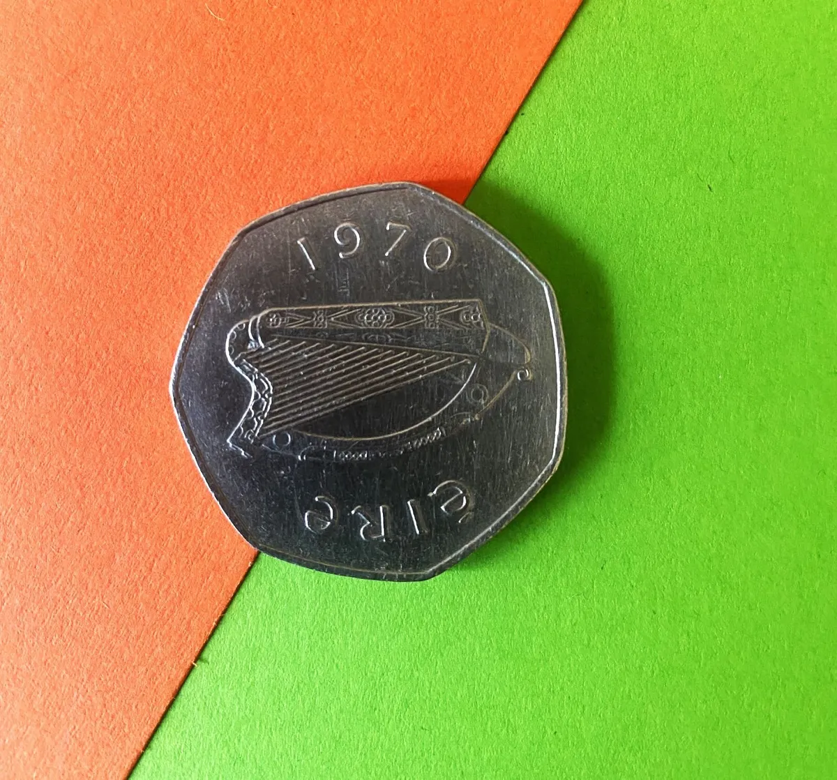 ÉIRE 1970 Woodcock 50p Coin - Image 3