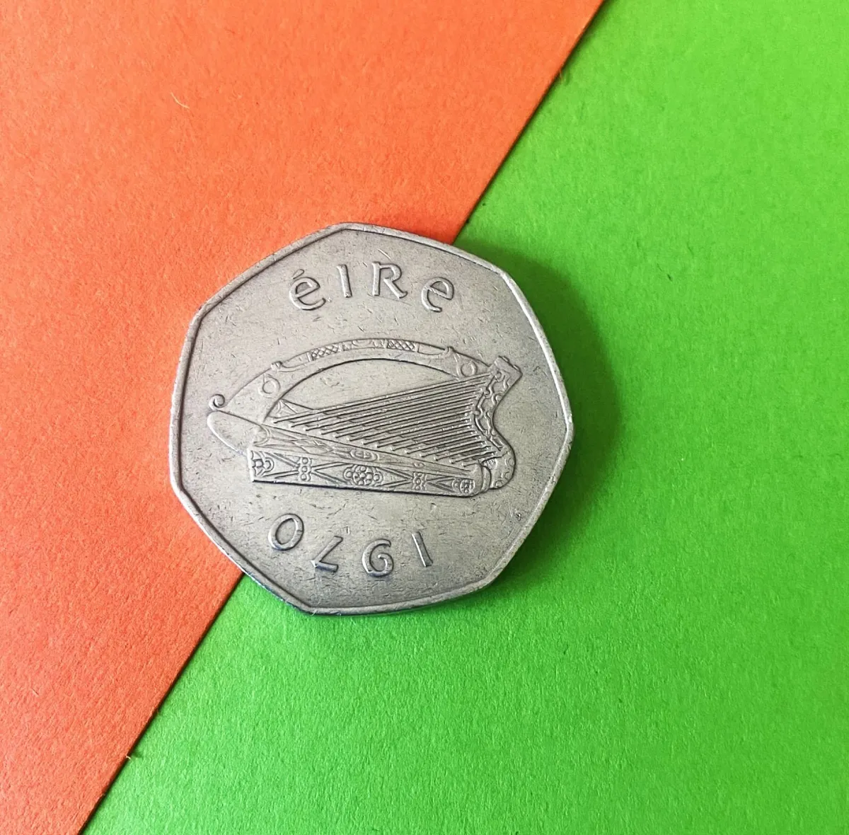 ÉIRE 1970 Woodcock 50p Coin - Image 2