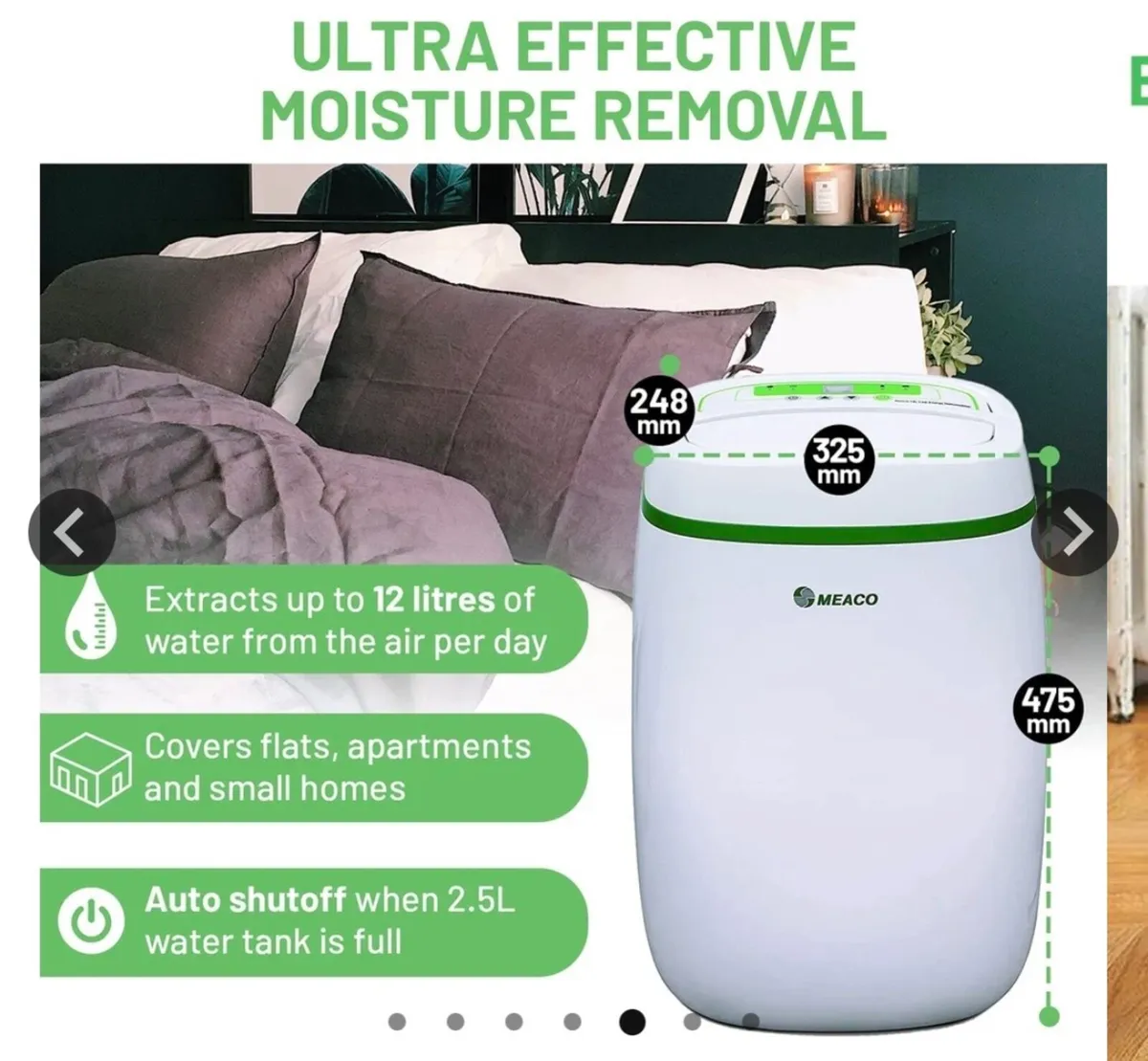 Meaco 12L Low Energy Dehumidifier and Air Purifier - Image 4