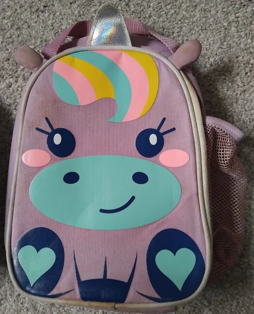 4 Children's Lunch Bags - Unicorns, Smily Face - Image 4