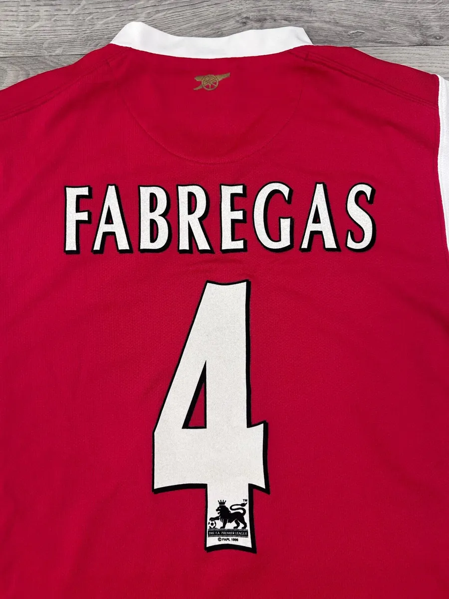 Vintage 2006 Nike Arsenal London Fabregas Jersey S - Image 2