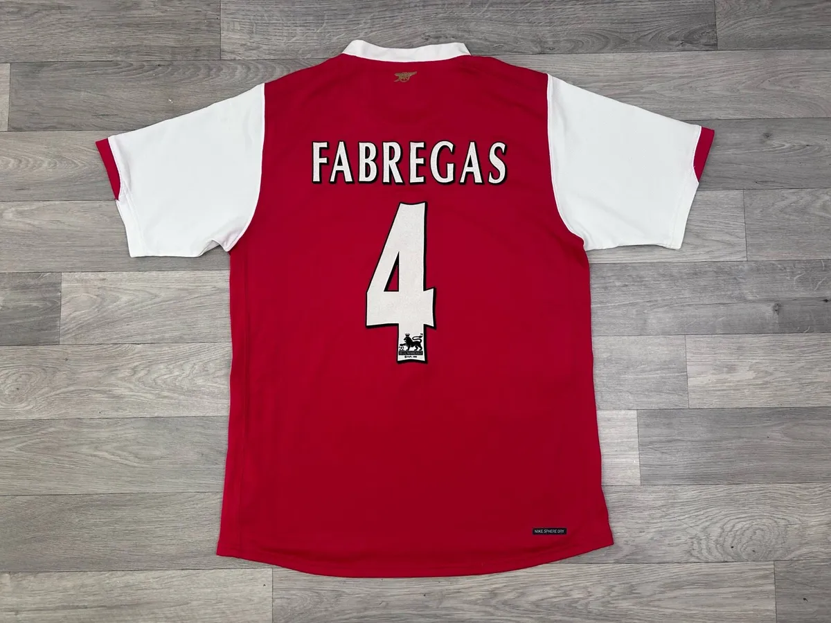 Vintage 2006 Nike Arsenal London Fabregas Jersey S - Image 1