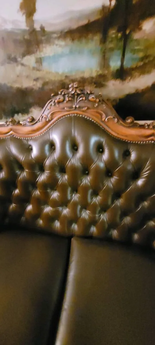 Chesterfield 2 seater sofa. - Image 4