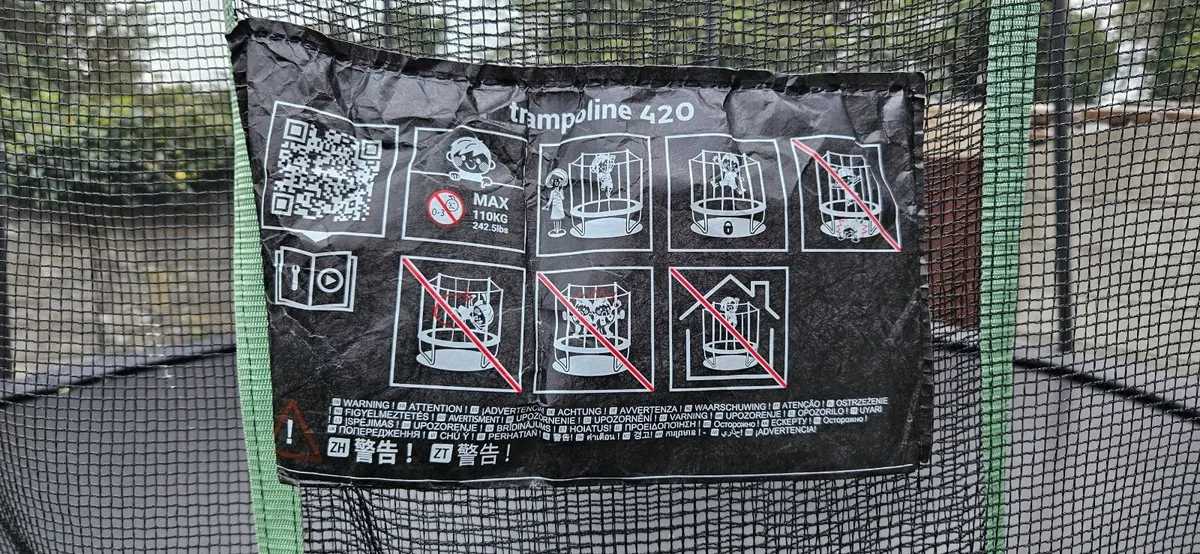Outdoor Trampoline - Image 3