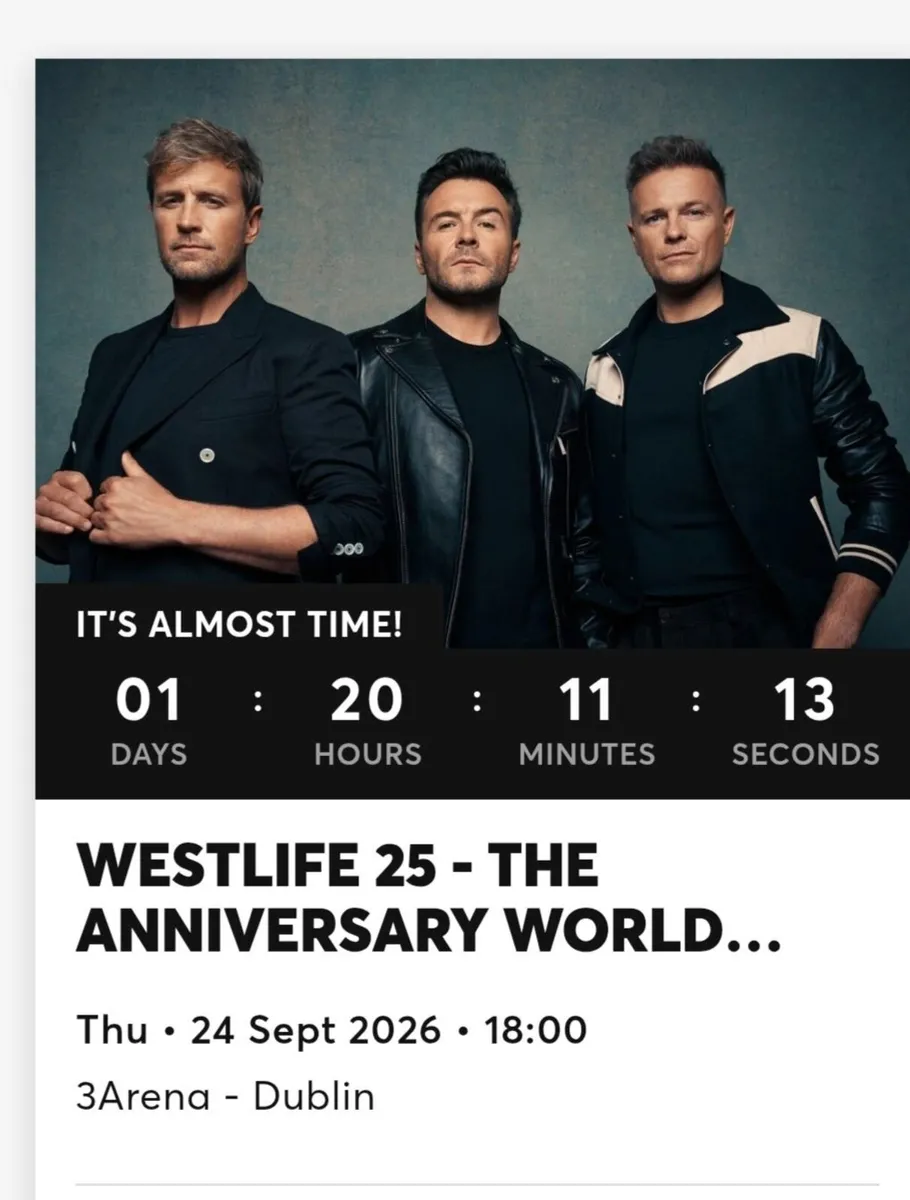 Westlife tickets