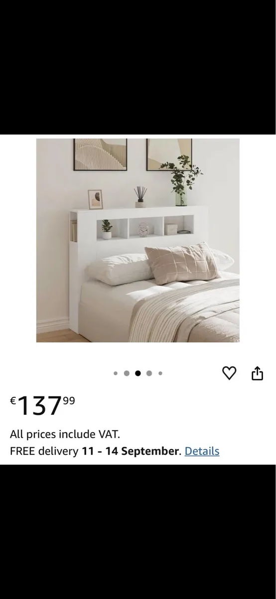 Ikea Bed and Headboard - Image 3