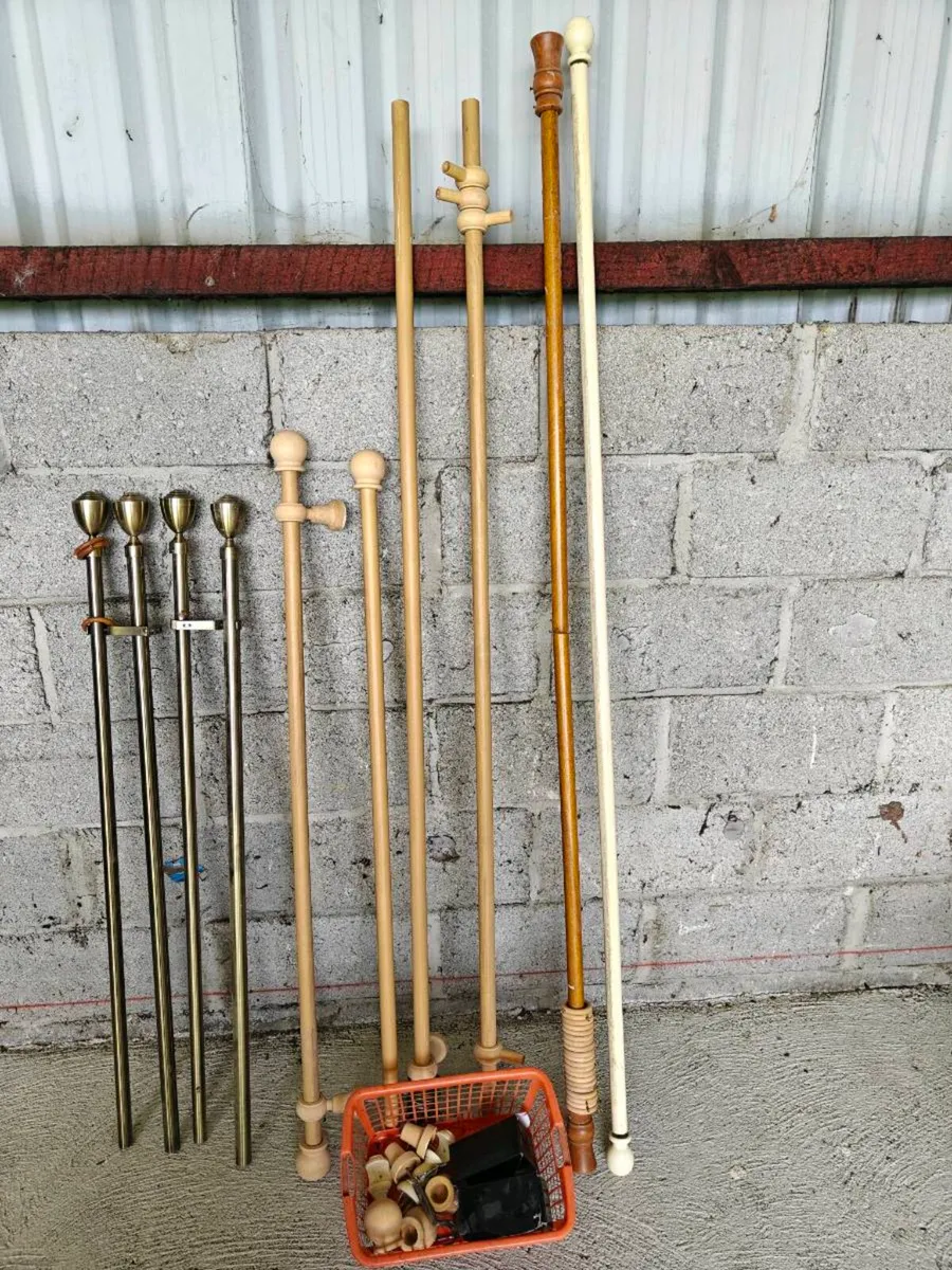 Curtain poles