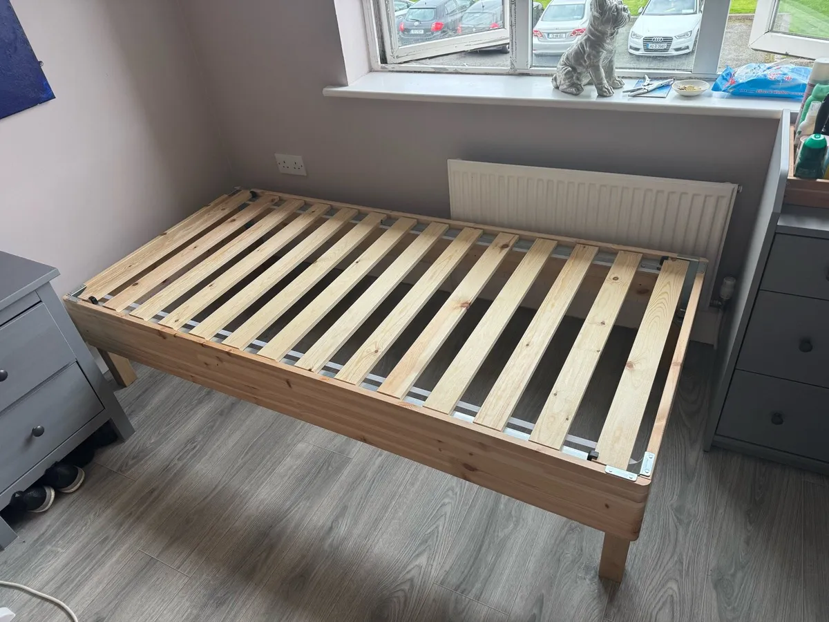 Ikea Single Bed Frame and Mattress - Image 3