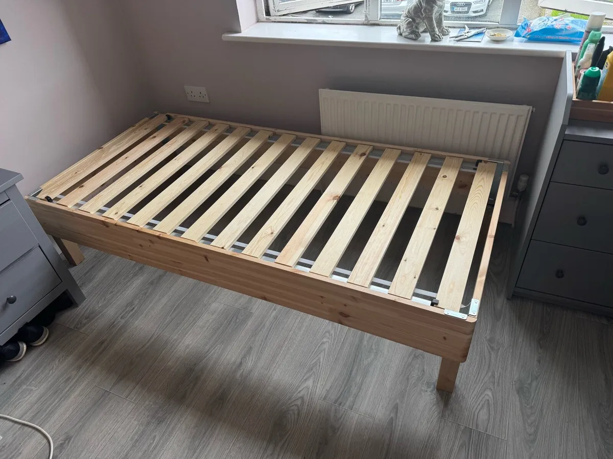 Ikea Single Bed Frame and Mattress - Image 4