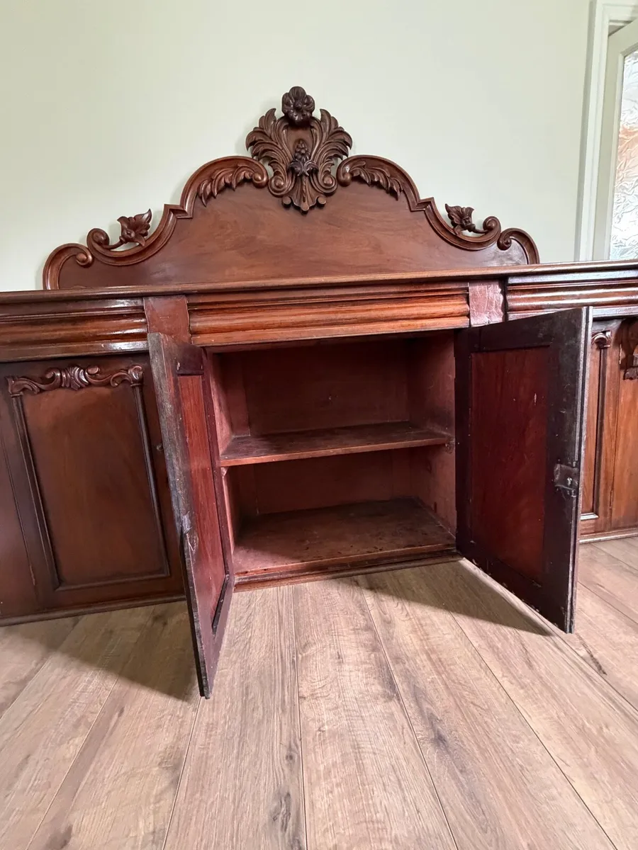 Victorian Mahogany Sideboard - Image 4