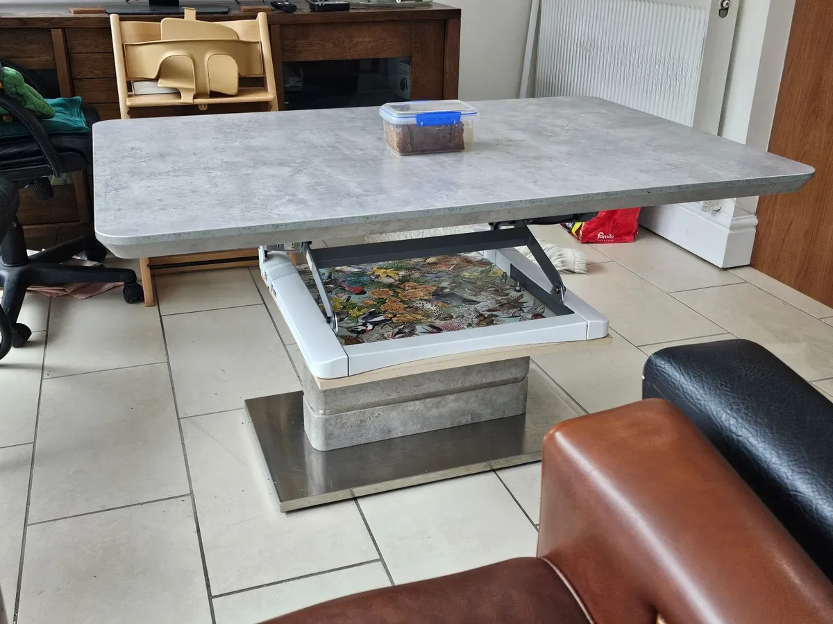 Height-adjustable dinner-coffee Table - Image 3