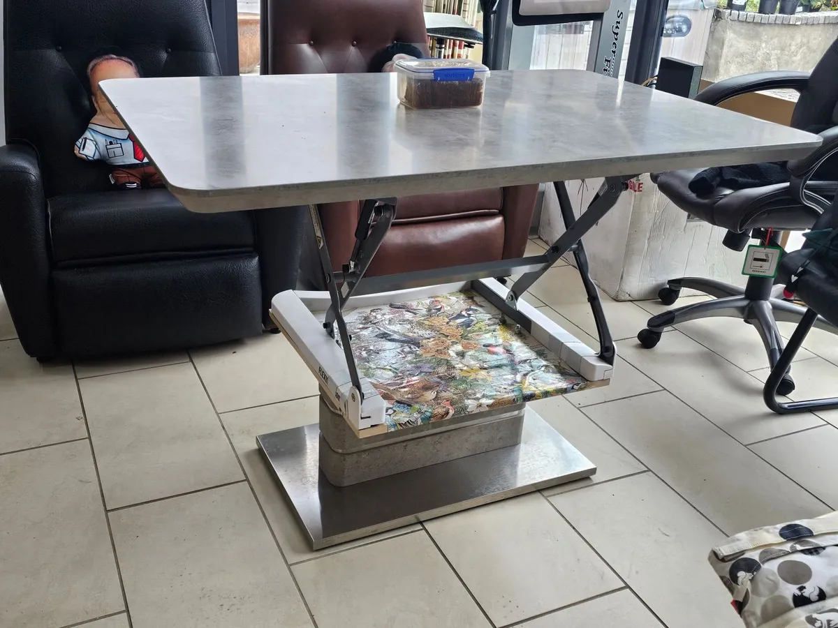Height-adjustable dinner-coffee Table - Image 4