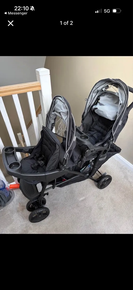 Graco double tandem buggy - Image 2
