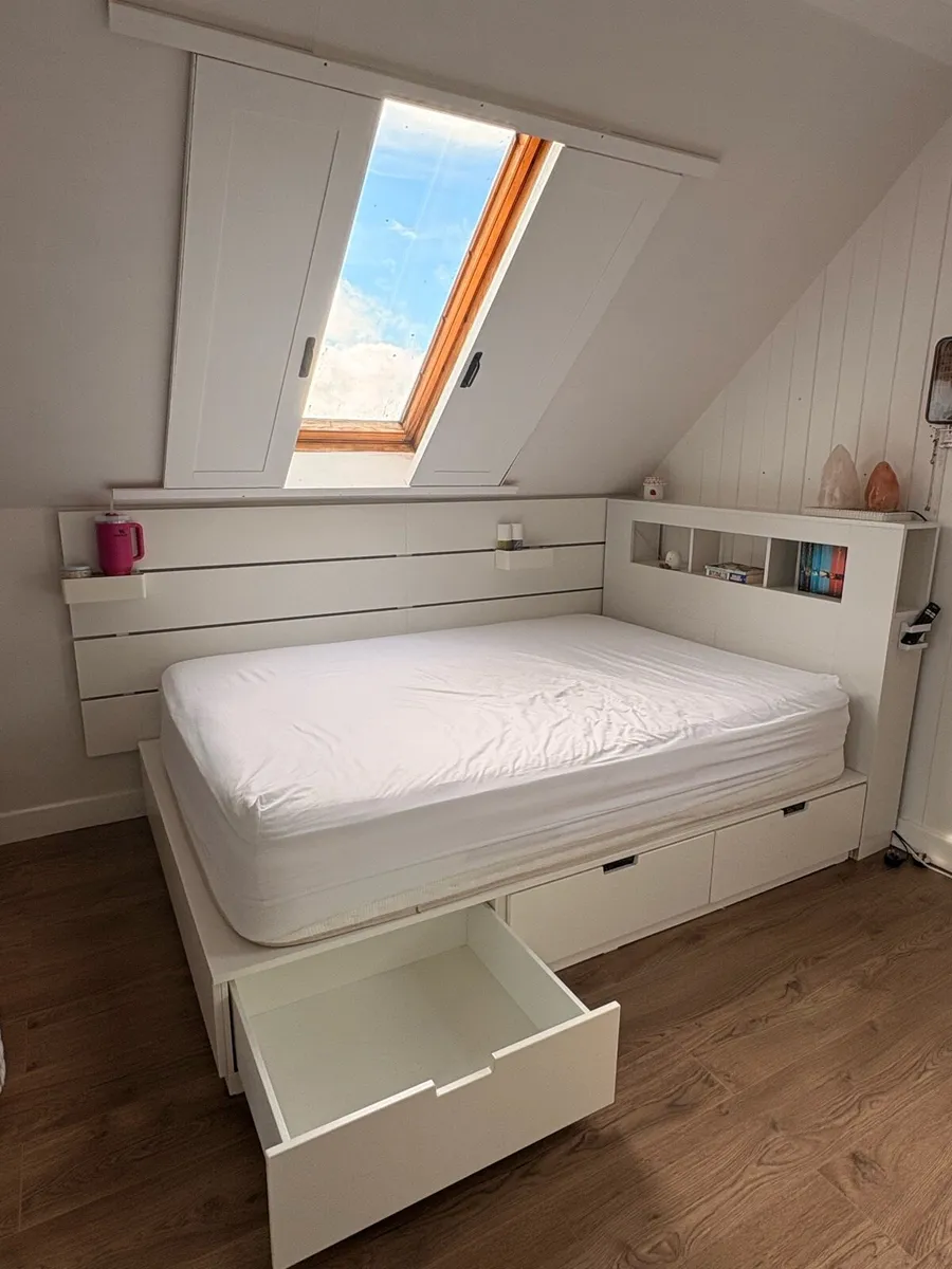Ikea Bed and Headboard - Image 4