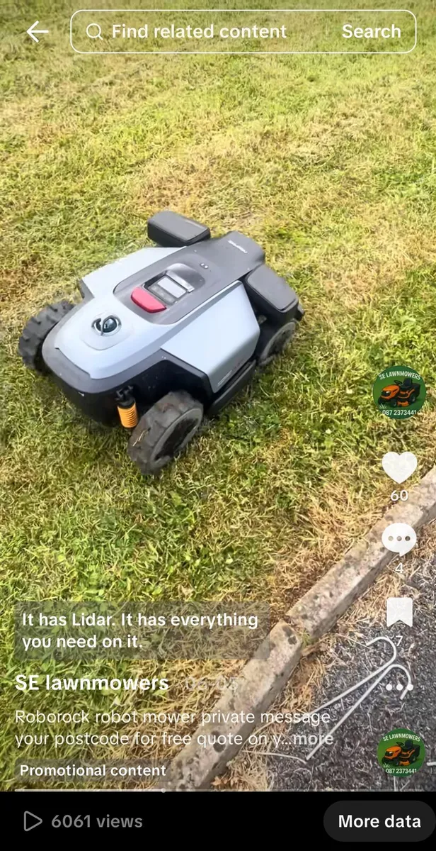 Robrock lawnmower for sale - Image 3
