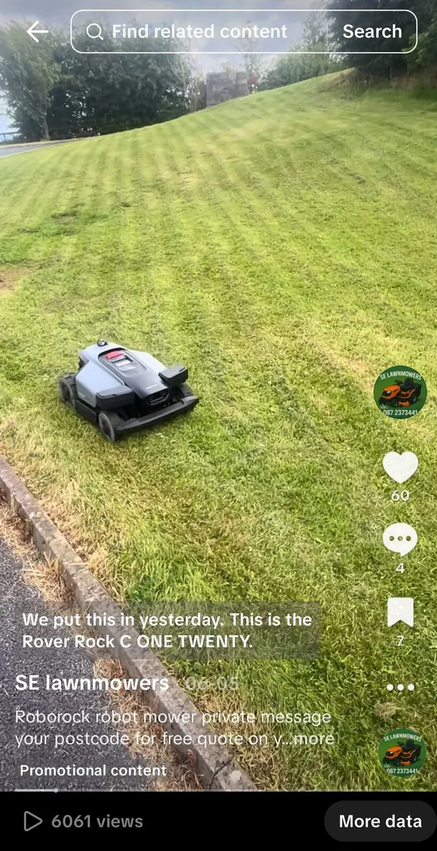 Robrock lawnmower for sale - Image 4