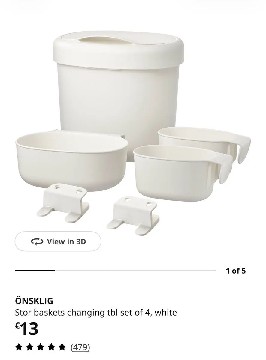 IKEA Baby Changing Table and Table Set - Image 2