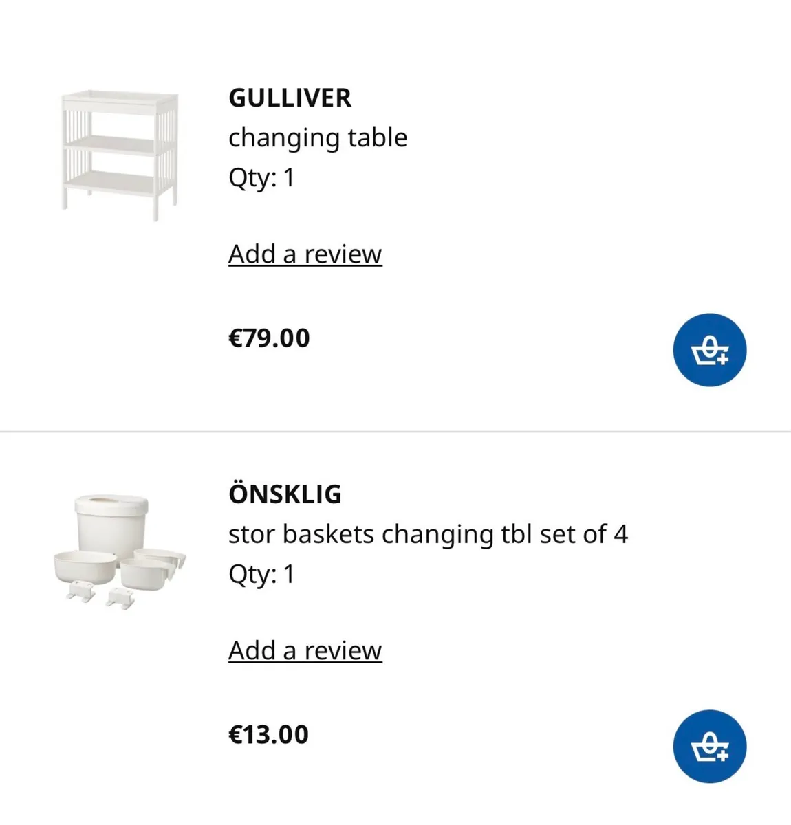 IKEA Baby Changing Table and Table Set - Image 3
