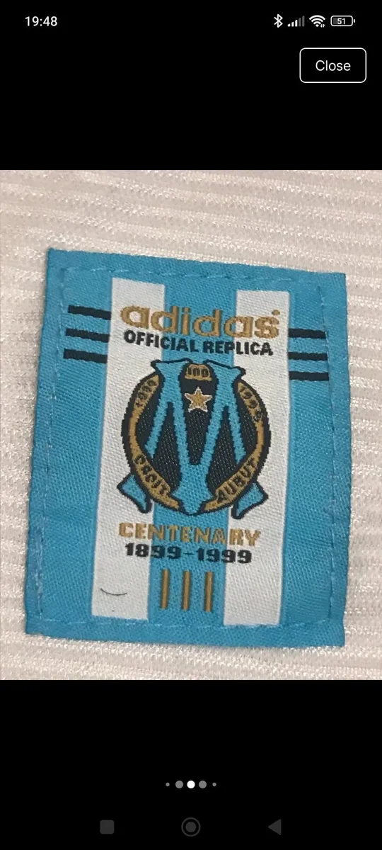 Olympique Marseille 98/99 Centenary jersey - Image 3