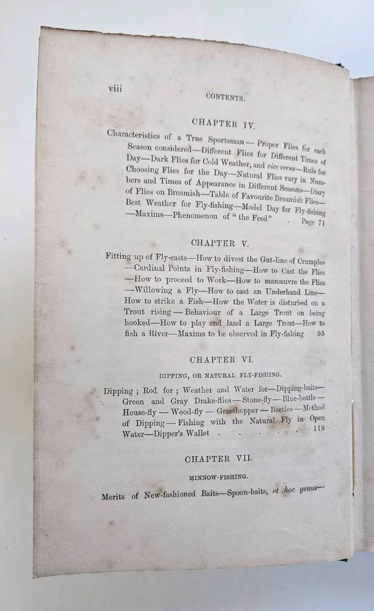 The Secrets of Angling 1865 - Antique Fishing Book - Image 3