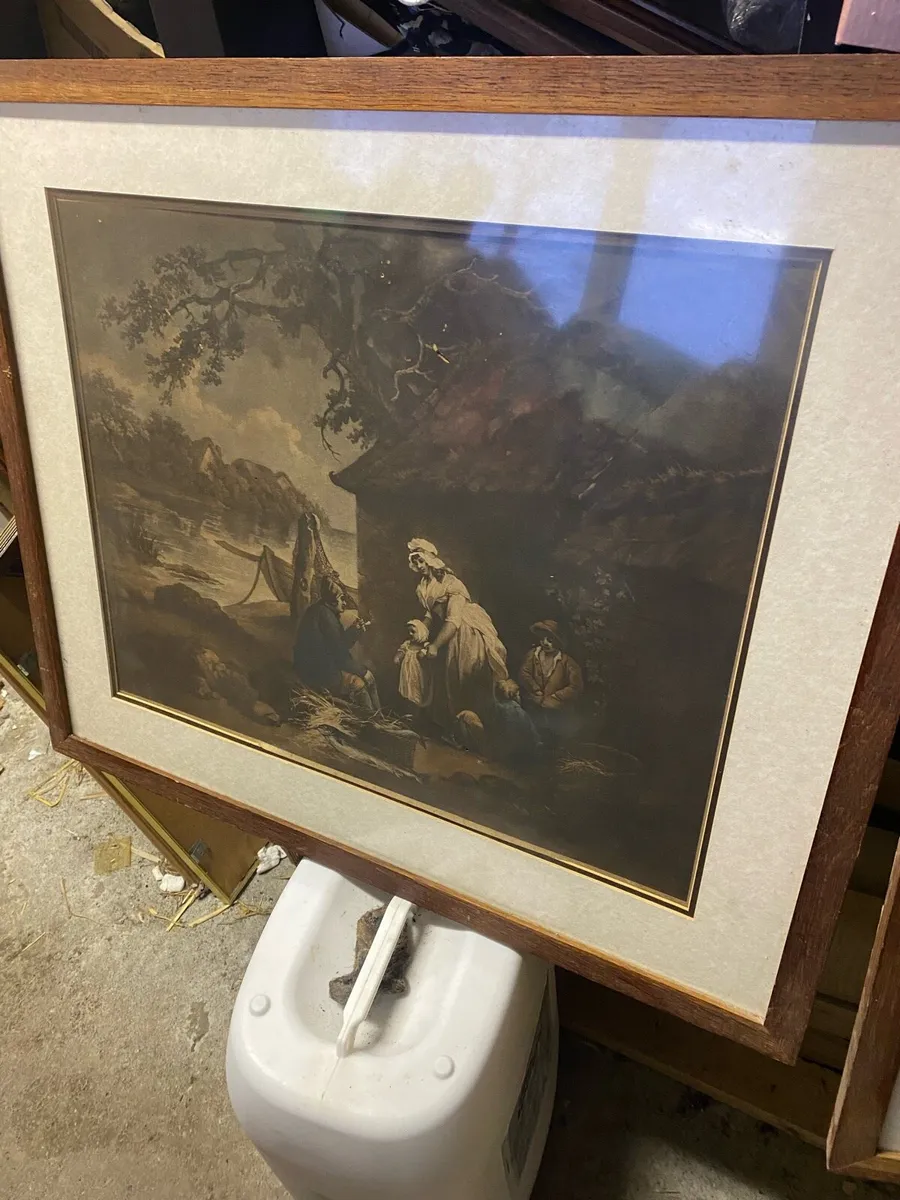 Pair of vintage pictures - Image 4