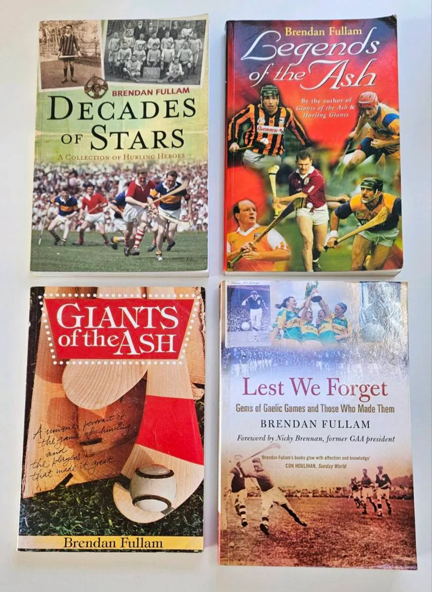 Brendan Fullam Hurling Books x 4 - GAA Books - Image 1