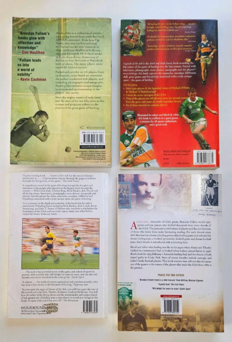 Brendan Fullam Hurling Books x 4 - GAA Books - Image 2