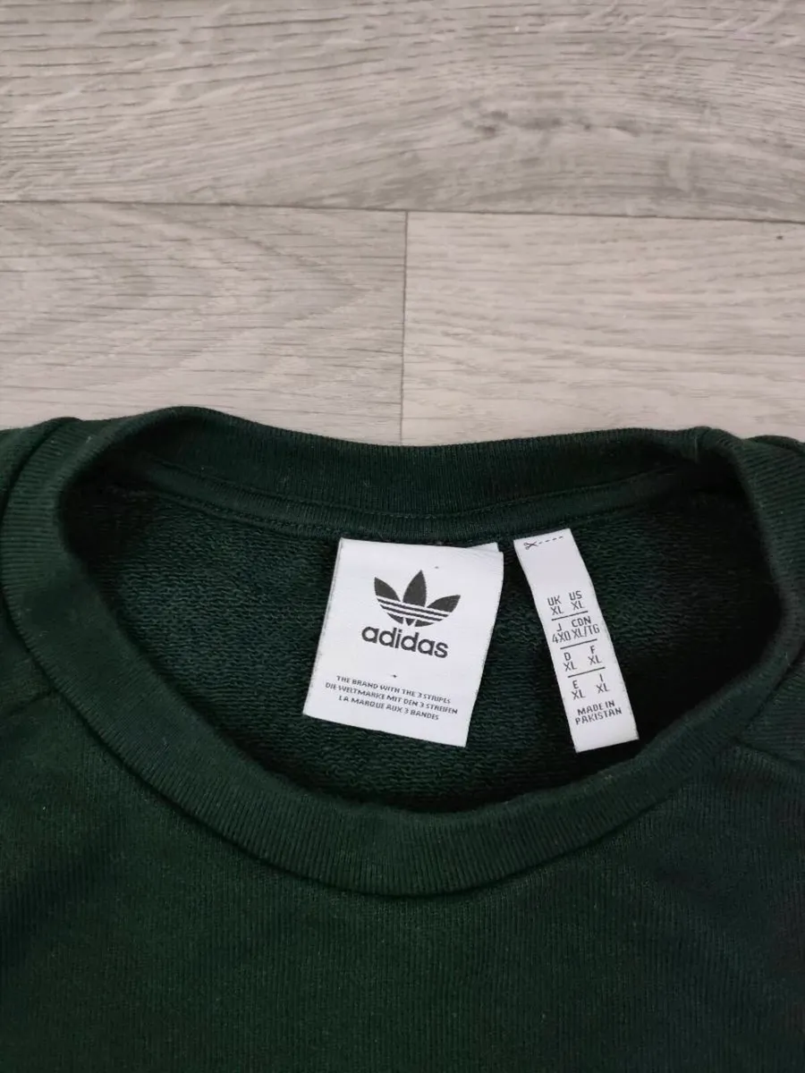 Adidas Originals Fleece Sweatshirt Mens XL - Image 4
