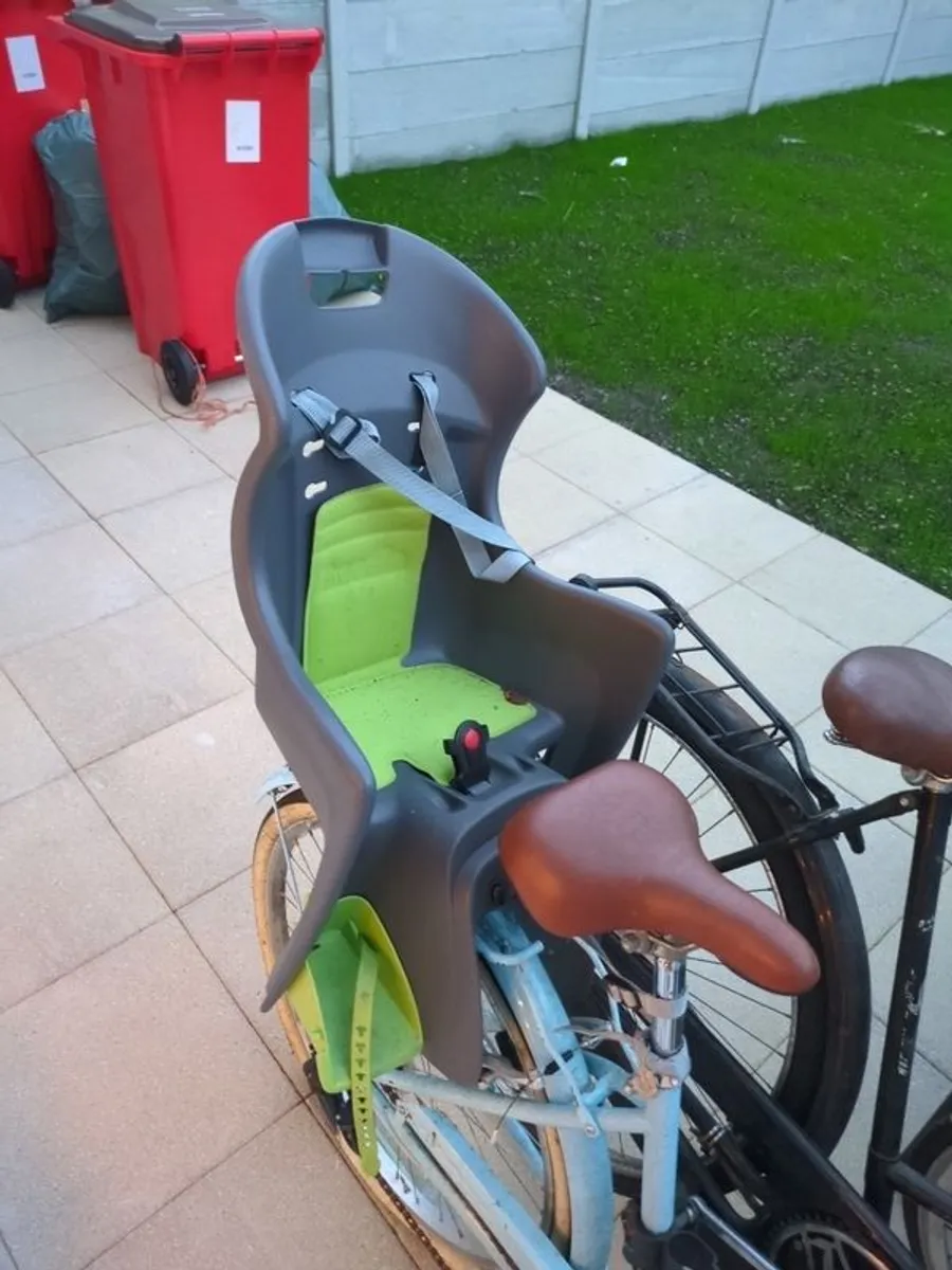ladies bike with baby carrier - Image 2