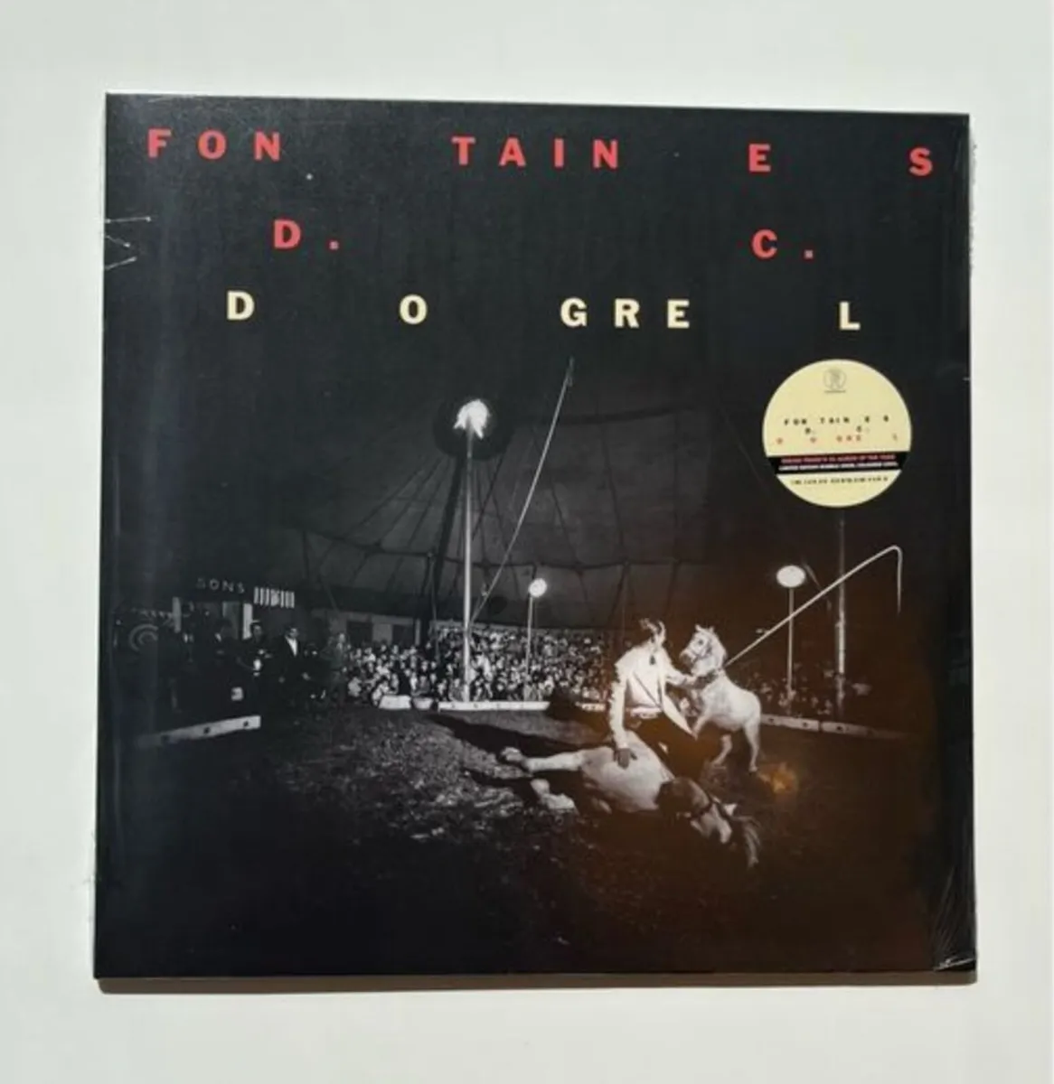 Fontaines D.C. Dogrel LP - Transparent Red Vinyl