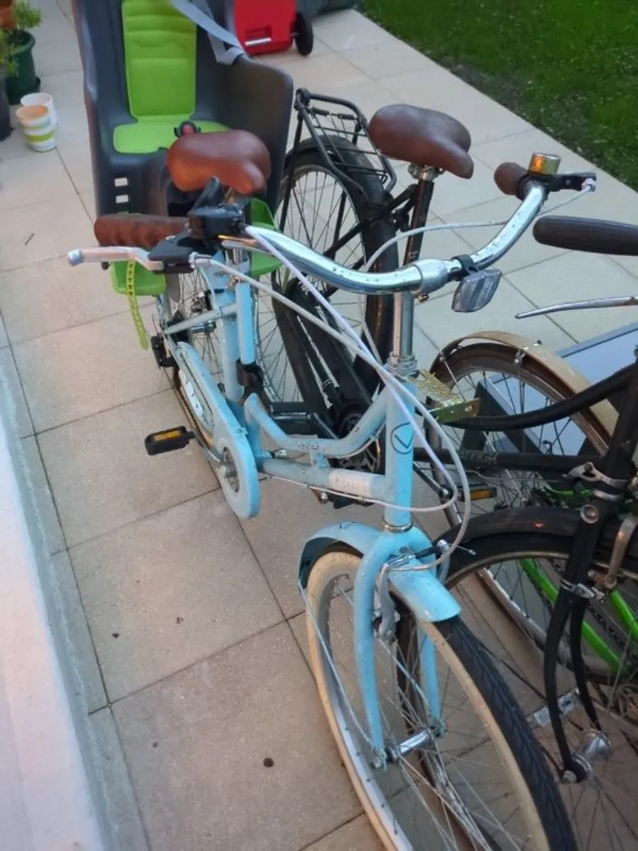 ladies bike with baby carrier - Image 3