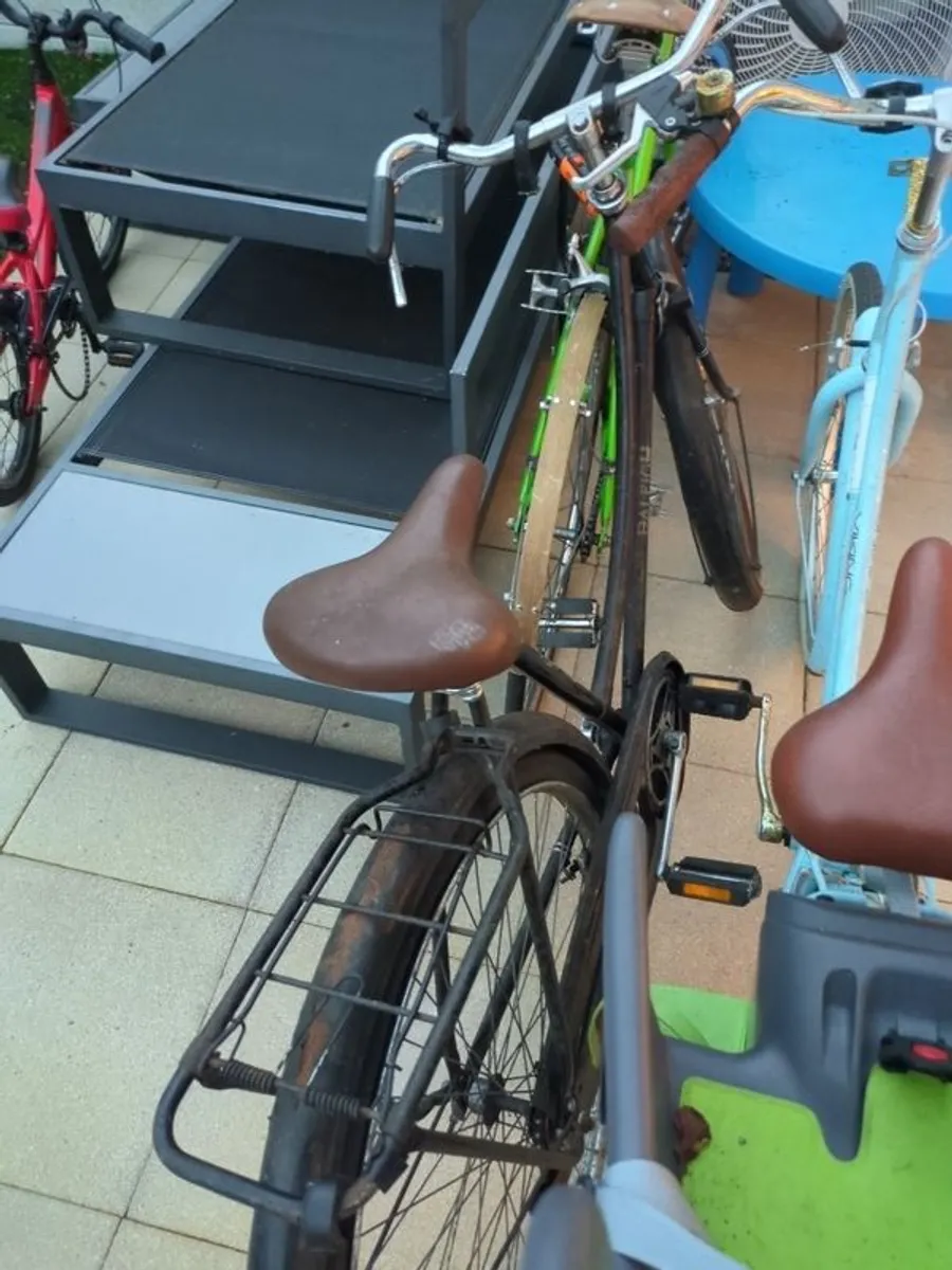 ladies bike with baby carrier - Image 4