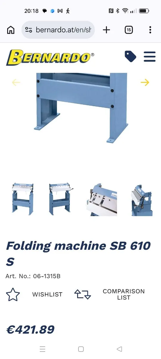Sheet metal folding machine - Image 3