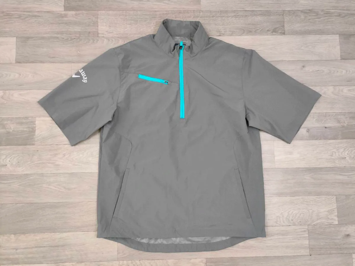 Callaway Half Zip Golf Windbreaker Jacket Top L - Image 1