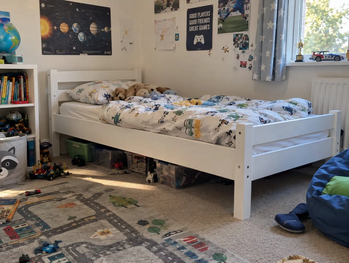 FLEXA Single Bed Frame + Mattress