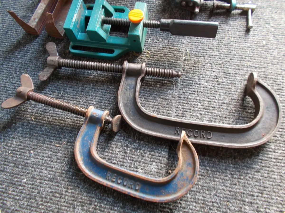 Various Vice's & Record Clamps - Image 2