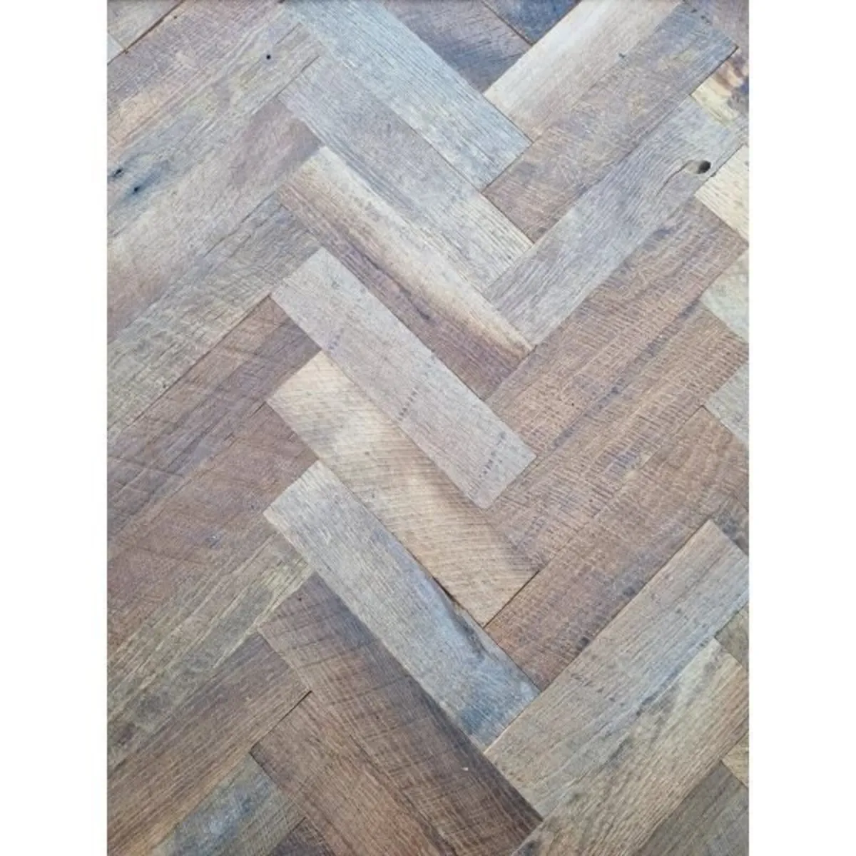 Barn Oak Parquet 328mm x 82mm  Price per m2 - Image 1